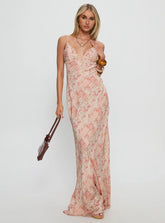 Magnolias Splice Maxi Dress Vintage Multi